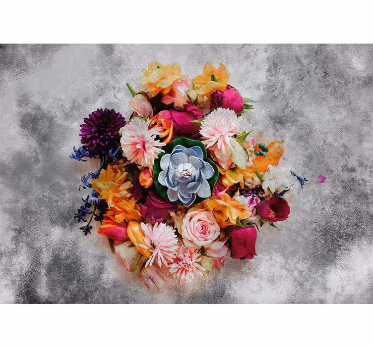 Fotomurais flores arranjo floral colorido - TenStickers