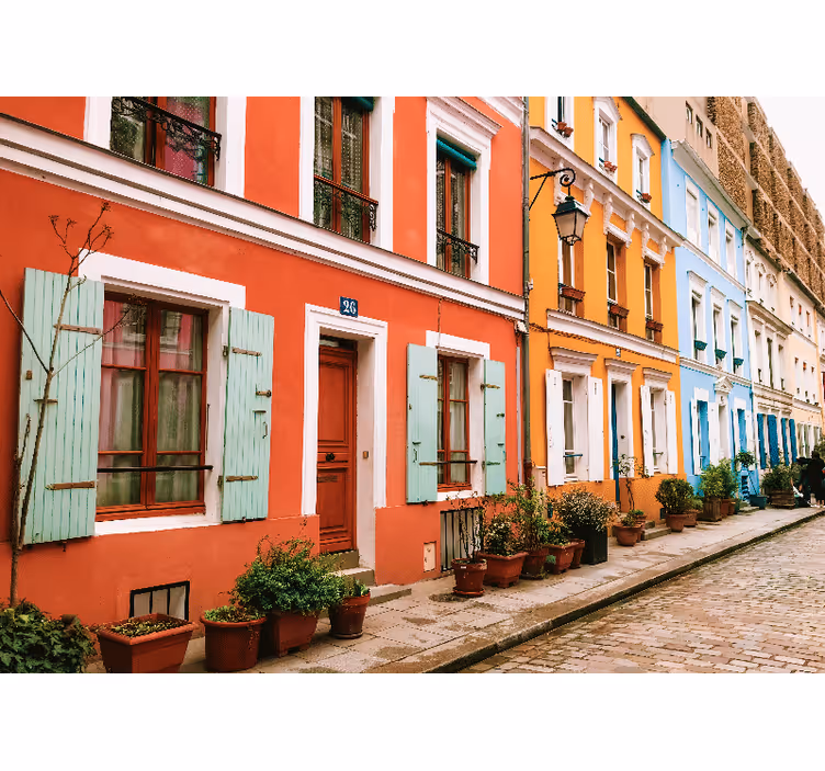 Fotomurais cidades e países A famosa rua crémieux - TenStickers