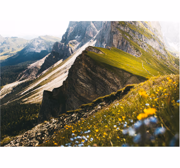 Fotomurais de paisagens terreno montanhoso - TenStickers
