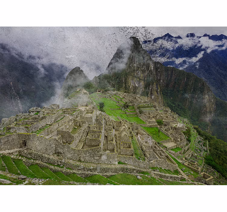 Fotomurais cidades e países machu picchu ruínas - TenStickers