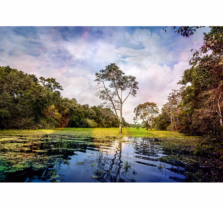 Fotomurais de paisagens cena natural tranquila - TenStickers
