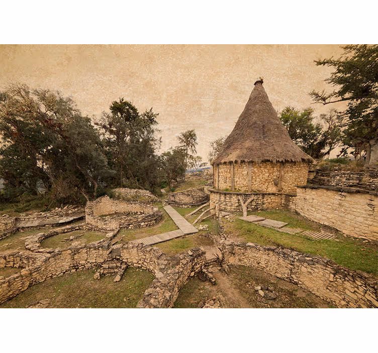 Fotomurais de paisagens estruturas antigas - TenStickers