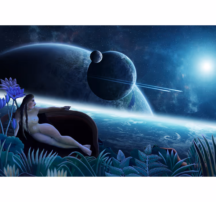Mural de parede fantasía paisagem dos sonhos celestiais - TenStickers
