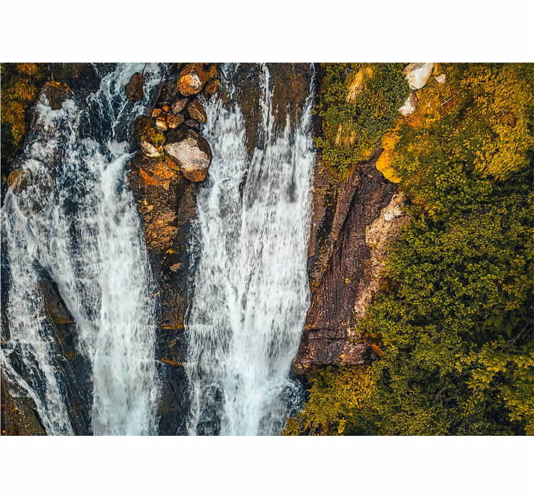 Mural de parede cascatas paisagem grande cascata - TenStickers