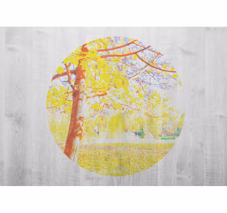Mural de parede natureza cena de Árvore no outono - TenStickers