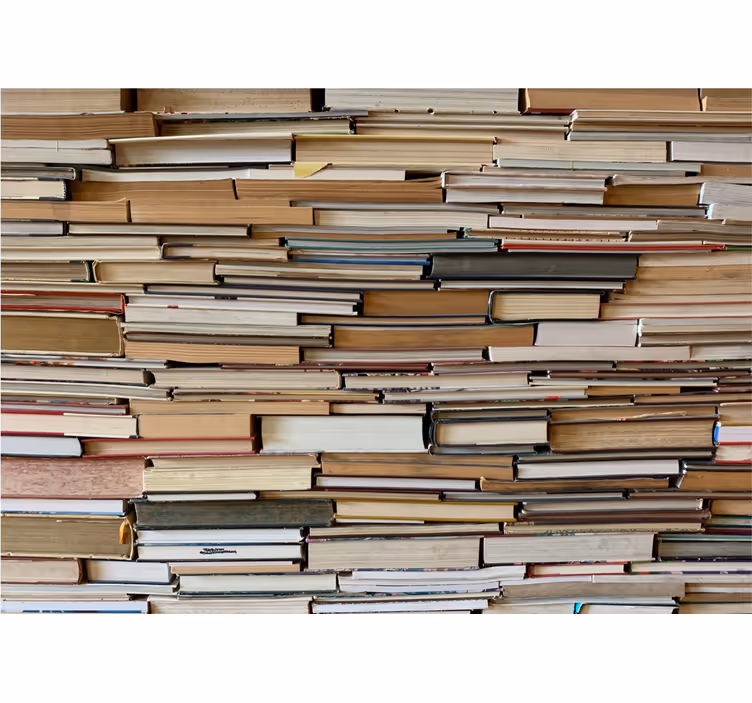 Fotomural para gabinete Livros empilhados - TenStickers