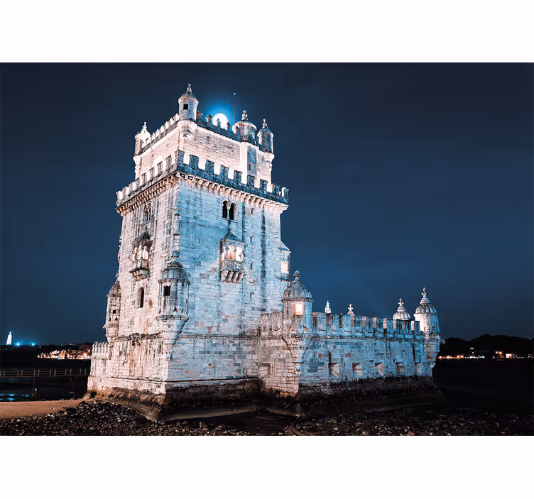 Murais de Parede Lisboa torre de belém - TenStickers