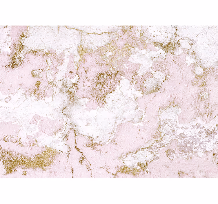 Fotomurais texturas e padrões mármore rosa elegante - TenStickers