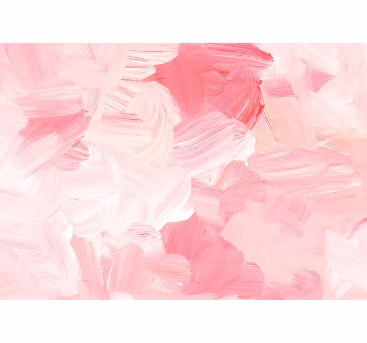Mural de parede abstrato com pinceladas suaves - TenStickers