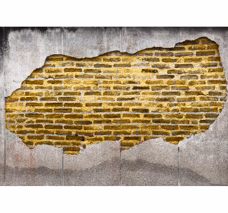 Fotomurais texturas e padrões padrão de pedra rachada - TenStickers