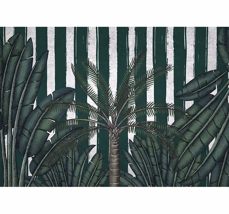 Fotomural para quarto de flora tropical - TenStickers