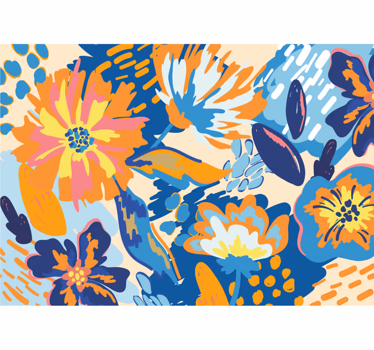 Fotomurais flores arranjo floral radiante - TenStickers