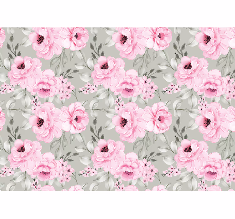 Fotomurais flores arranjo de peônias em tons pastéis - TenStickers
