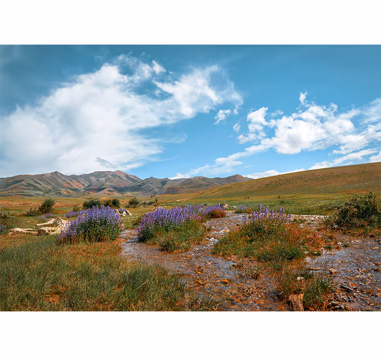 Mural de parede natureza paisagem montanhosa vastíssima - TenStickers
