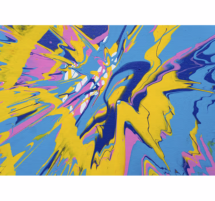Arte pop pintura abstrata arte urbana fotomural de pared - TenStickers