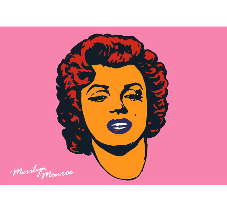 Mural de parede pessoa retrato de marilyn monroe - TenStickers