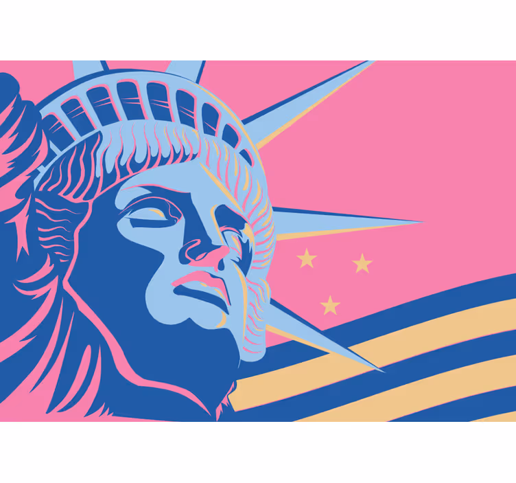 Fotomurais cidades e países monumento da liberdade - TenStickers