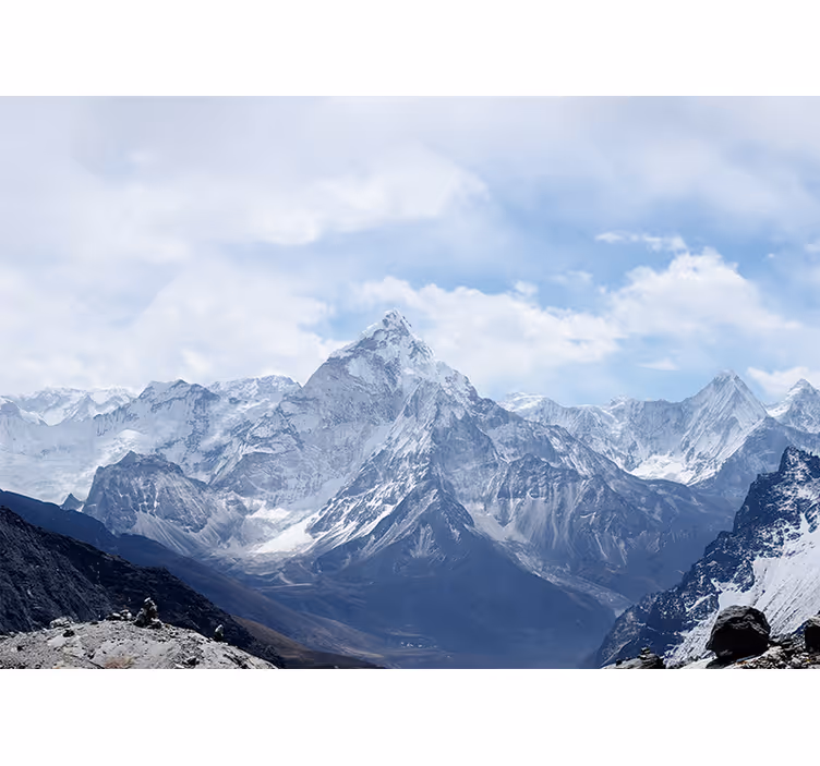 Mural de parede montanha grandes cumes nevados - TenStickers