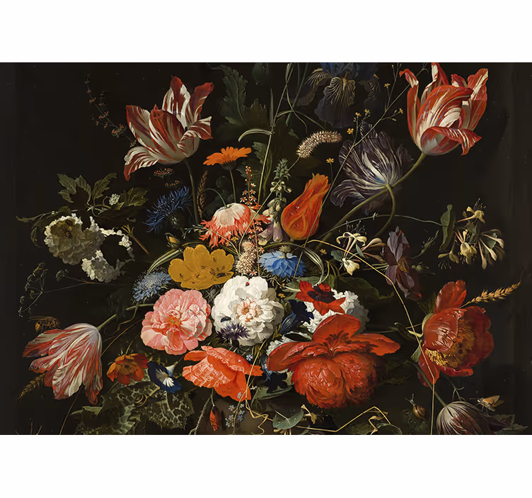 Fotomurais flores buquê floral vibrante - TenStickers