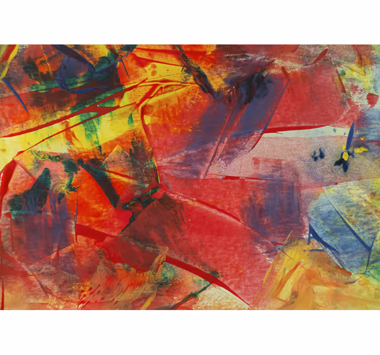 Mural de parede abstrato fusão de cores dinâmicas - TenStickers