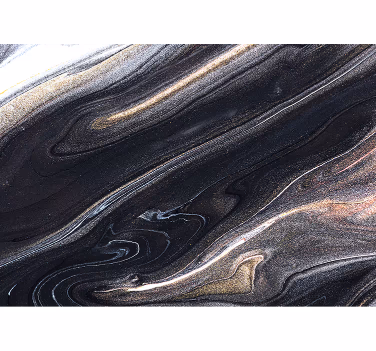 Fotomurais para casa de banho Camadas de mármore preto e branco - TenStickers
