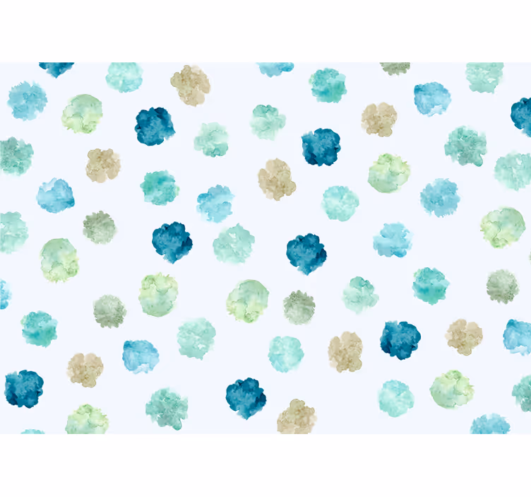 Mural de parede flores com motivos florais aquarelados - TenStickers