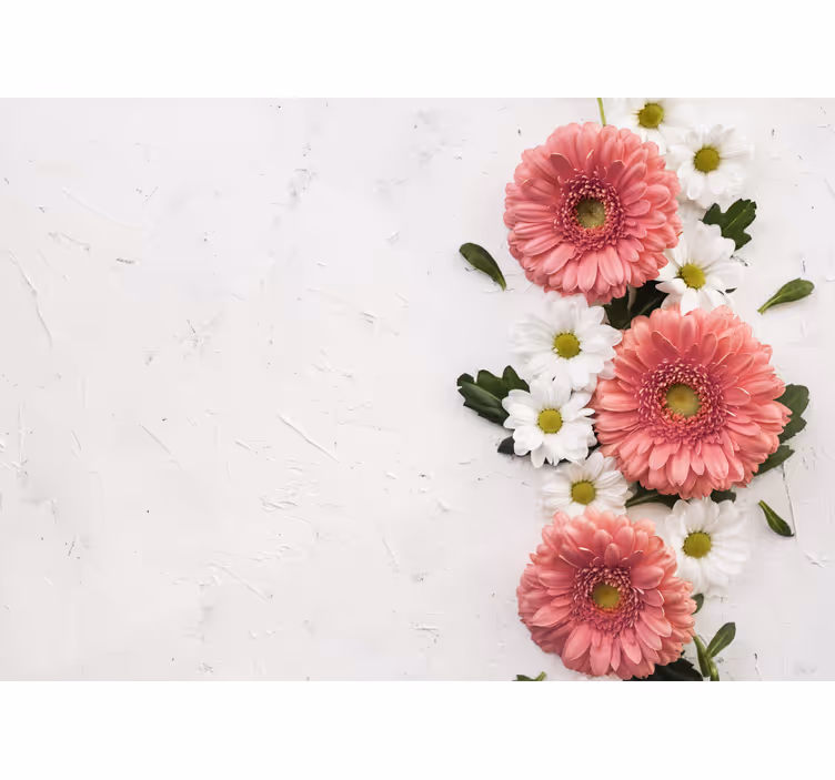 Fotomurais flores arranjo floral rosa - TenStickers