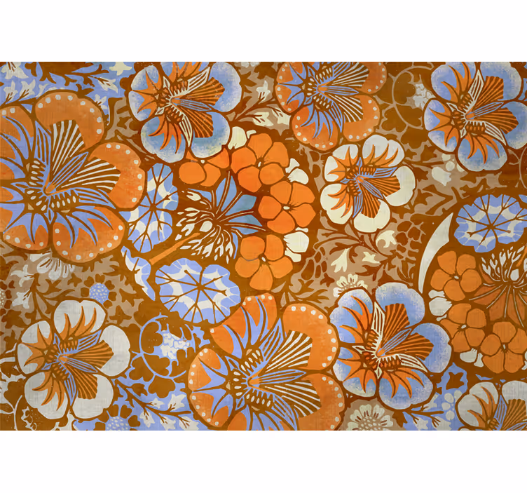 Fotomurais flores encanto de padrões florais - TenStickers