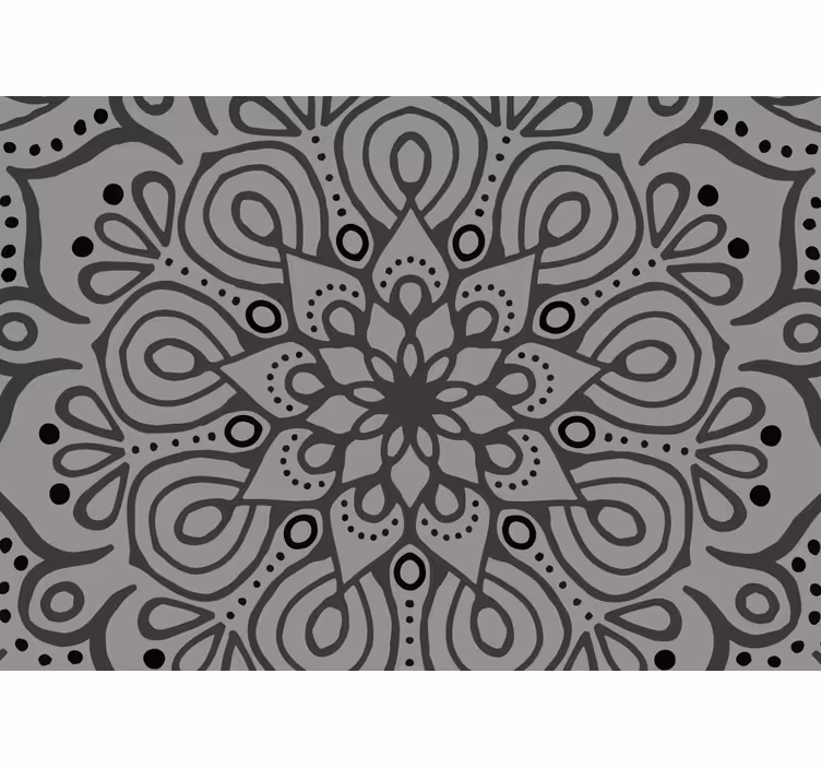 Mural de parede mandalas elemento intrincado - TenStickers