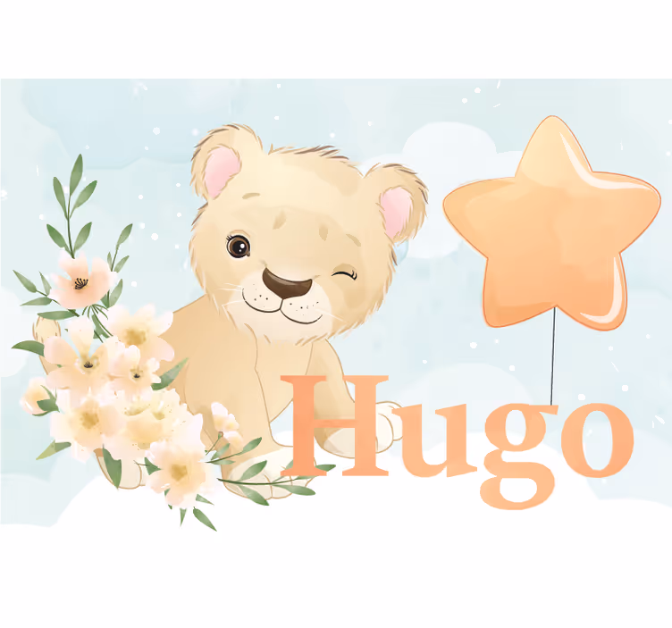 Mural de parede animais leão carismático - TenStickers