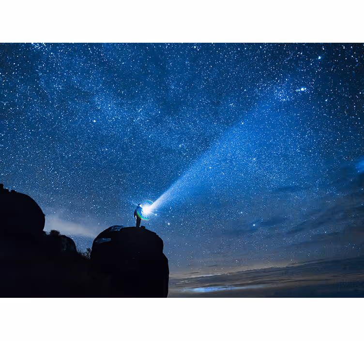 Mural de parede espaço exploração do céu estrelado - TenStickers