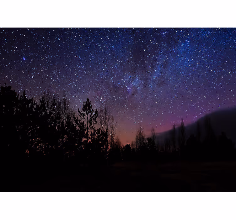 Mural de parede espaço tela da noite celestial - TenStickers