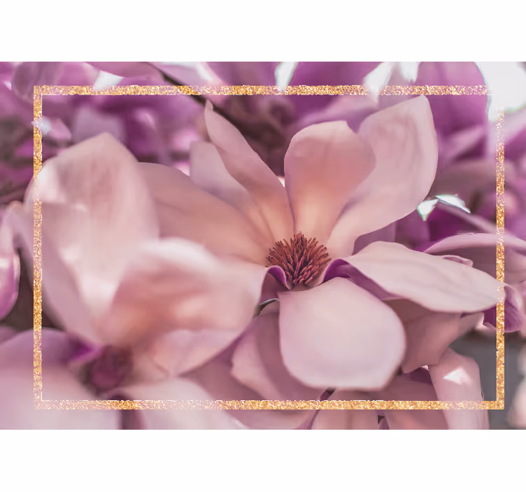 Fotomurais flores close-up de flor de magnólia - TenStickers