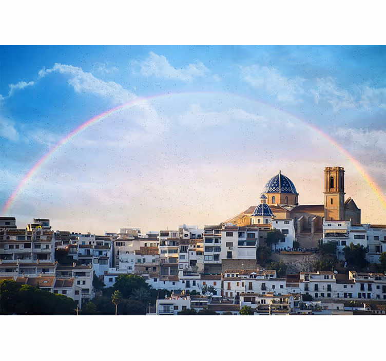 Fotomurais cidades e países arquitetura de cidades costeiras - TenStickers