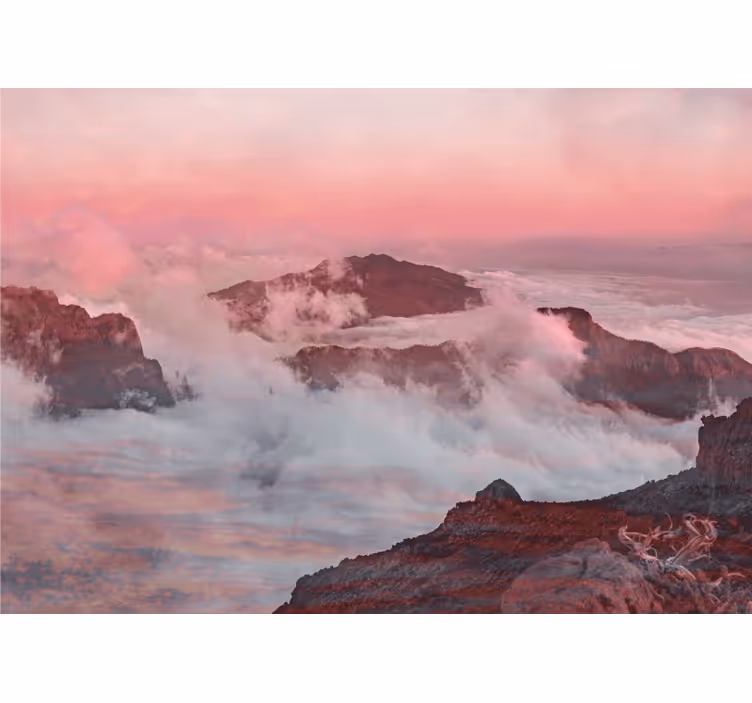 Fotomurais de paisagens Cores estéticas do pôr do sol - TenStickers