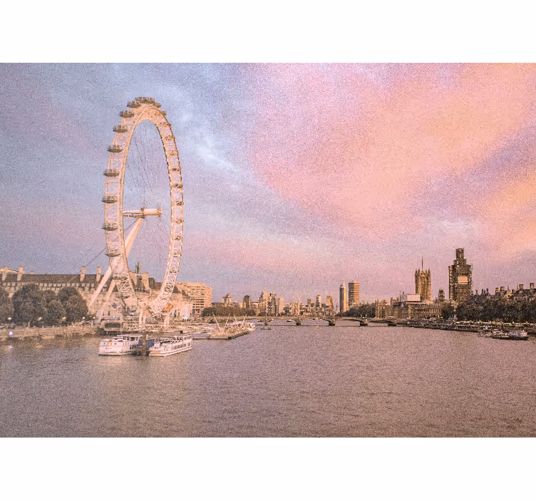 Mural de parede londres vista da london eye - TenStickers