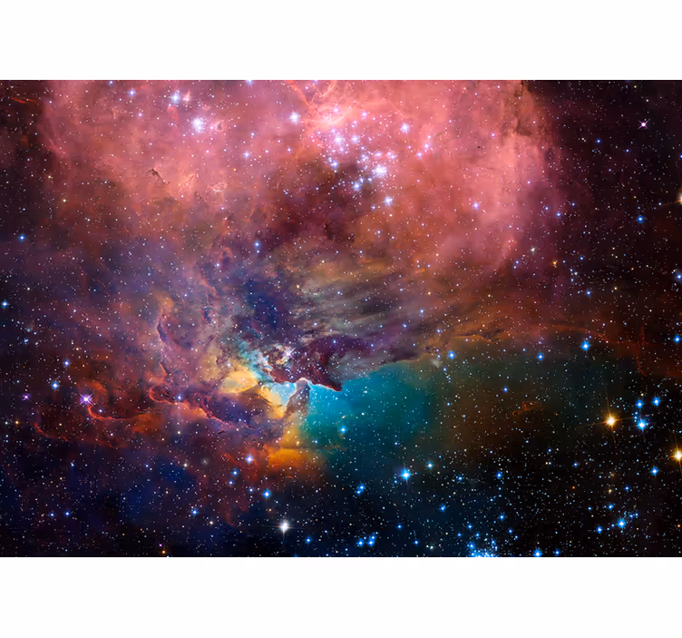Mural de parede espaço cena de nebulosa cósmica - TenStickers
