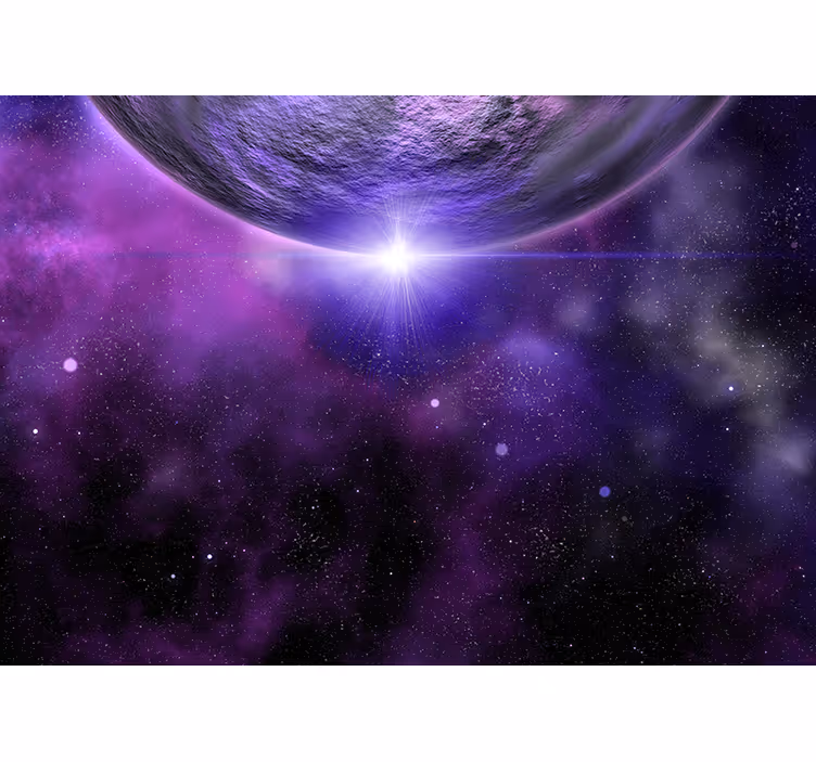 Mural de parede espaço cena de viagem galáctica - TenStickers