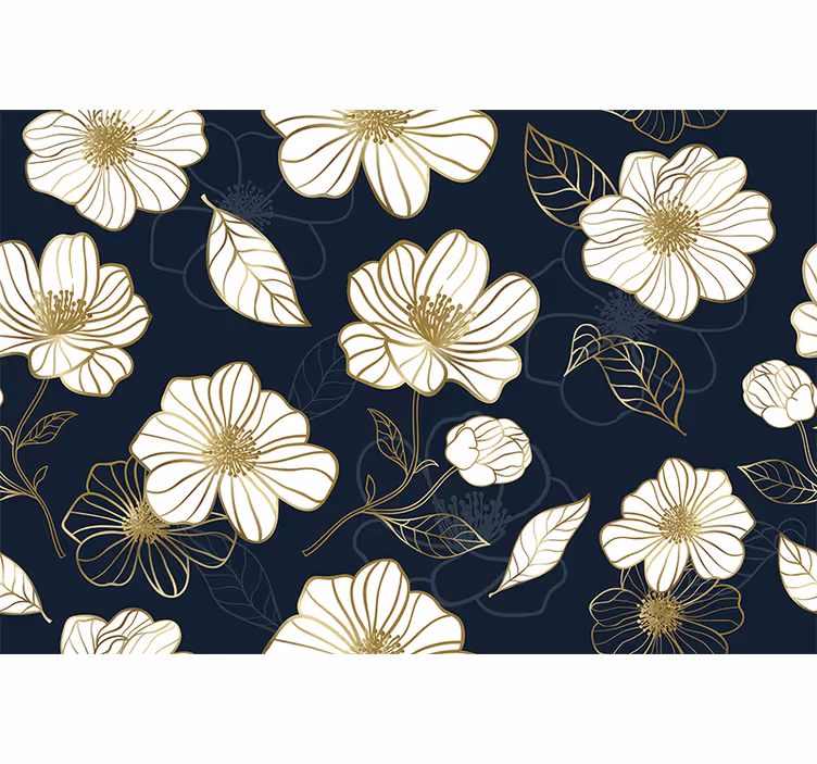 Fotomurais flores arranjo botânico elegante - TenStickers