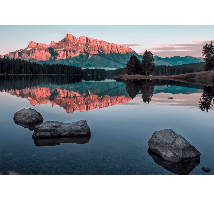 Fotomurais de paisagens eco da montanha - TenStickers
