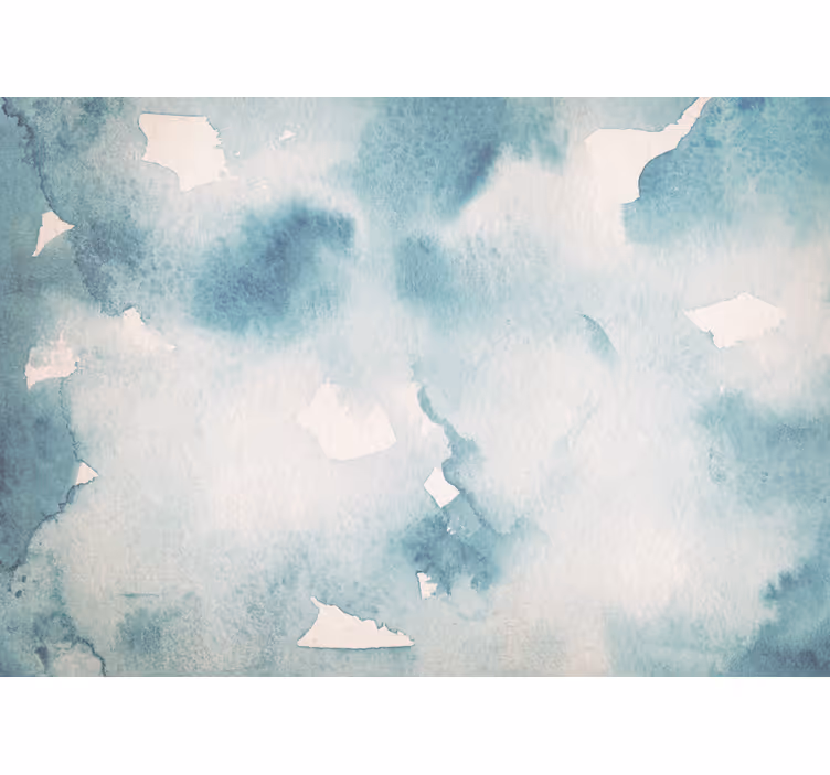 Mural de parede abstrato com textura em aquarela suave - TenStickers
