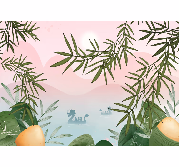 Fotomural selva paisagem serena de bambu - TenStickers