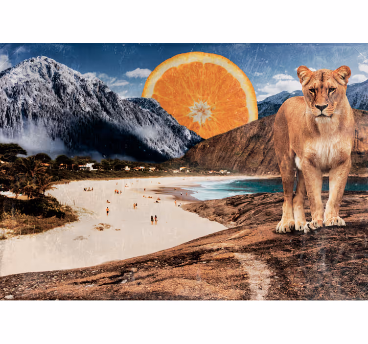 Fotomurais de paisagens Paisagem surreal - TenStickers