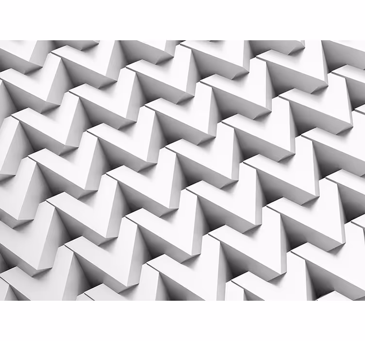 Fotomurais texturas e padrões chevron tridimensional - TenStickers