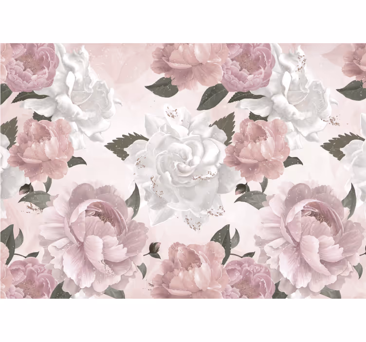 Fotomurais flores composição botânica elegante - TenStickers