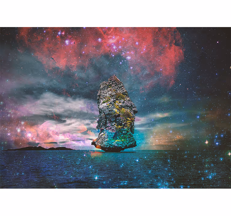 Mural de parede espaço formação rochosa celestial - TenStickers