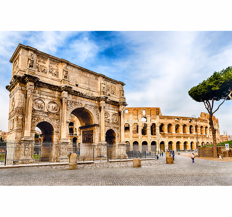 Fotomurais cidades e países monumentos históricos de roma - TenStickers