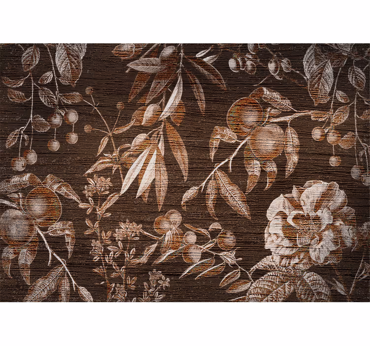 Fotomurais flores design artístico floral - TenStickers