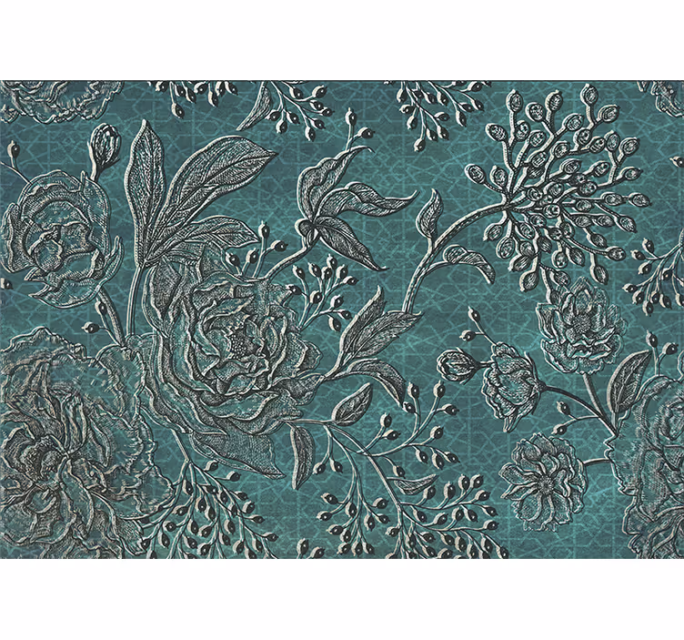 Fotomurais flores com design floral intrincado - TenStickers