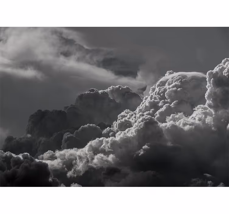 Mural de parede céu formação de nuvens dramáticas - TenStickers